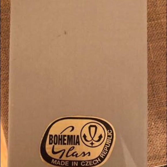 Bohemian Crystal Engagement Champagne Flutes - Picture 4 of 4